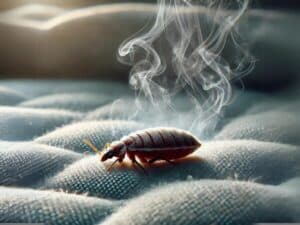 Cimice dei letti uccisa da un trattamento con ozono